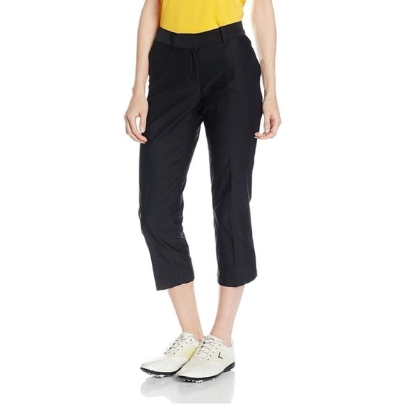 Nike Pants - Nike Tour Dri-Fit Performance Golf Pants Crop Pockets Zipper Fly Water Resist 10